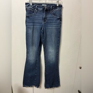 Maurices Women's Dark Blue Flare Jeans